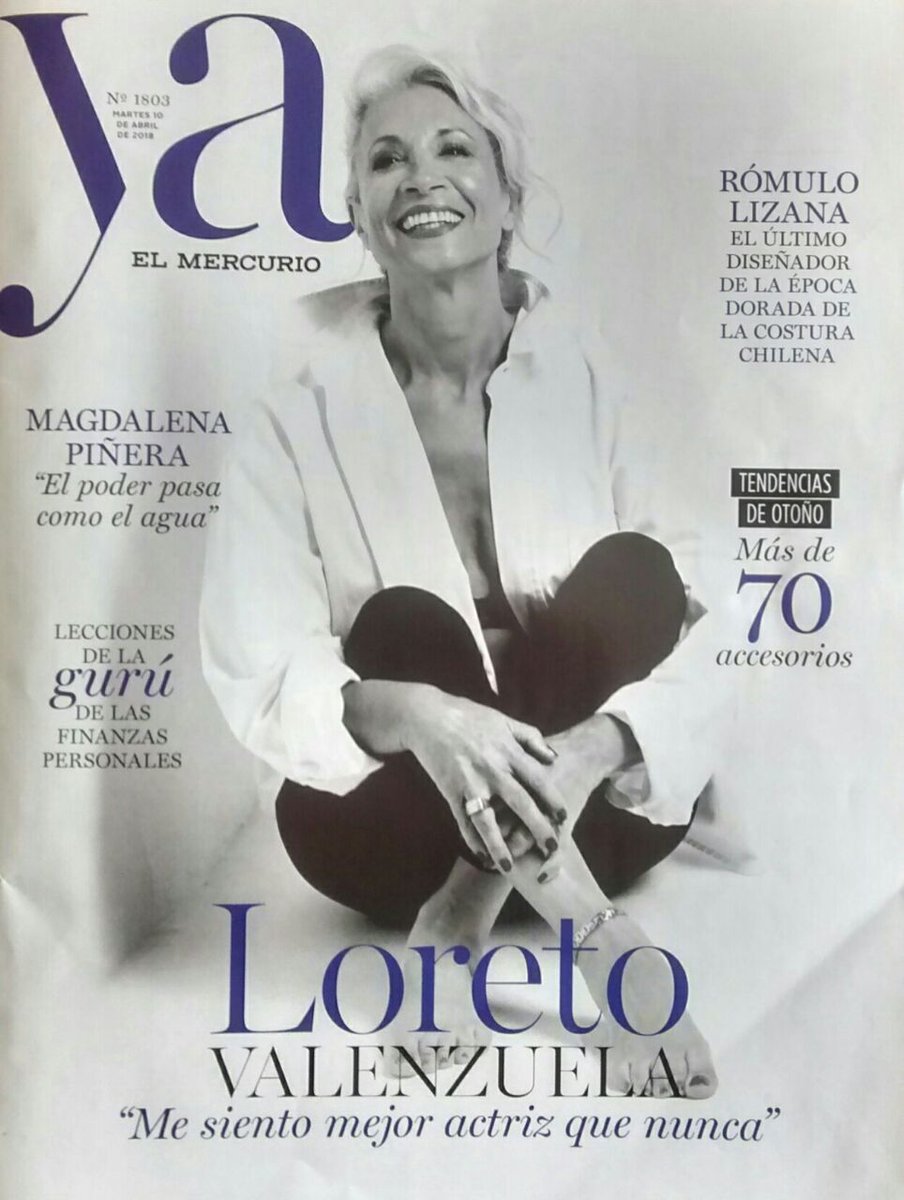 "Me siento mejor actriz que nunca" dice <a href="/LoretoValVal/">Loreto valenzuela</a> en portada de <a href="/Revista_Ya/">Revista Ya</a>. En encuesta Media Rostros 2017 el principal atributo que el público le reconoce es su TALENTO.