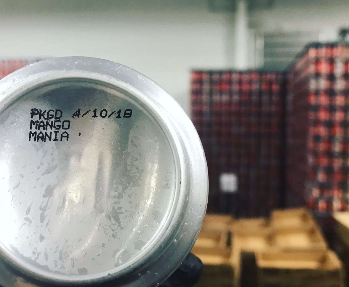 ProofBrewingCo's tweet photo. 15,500 cans of Eightfive-0 yesterday, 15,500 cans of Mango Wit today! #MangoMania #TLHBeer #CraftBeer #ProofInHand https://t.co/R257C0A6pH