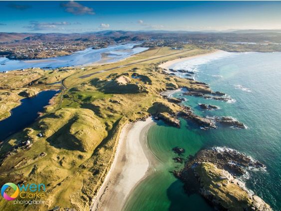 wildatlanticway's tweet photo. Exciting news for the #wildatlanticway! Donegal Airport has officially been named as the most beautiful landing spot in the WORLD! With Donegal's soaring cliffs and pristine blue flag beaches, it's not hard to see why. Come explore it for yourself: https://t.co/gupdJDywNd https://t.co/D2K68FTkux