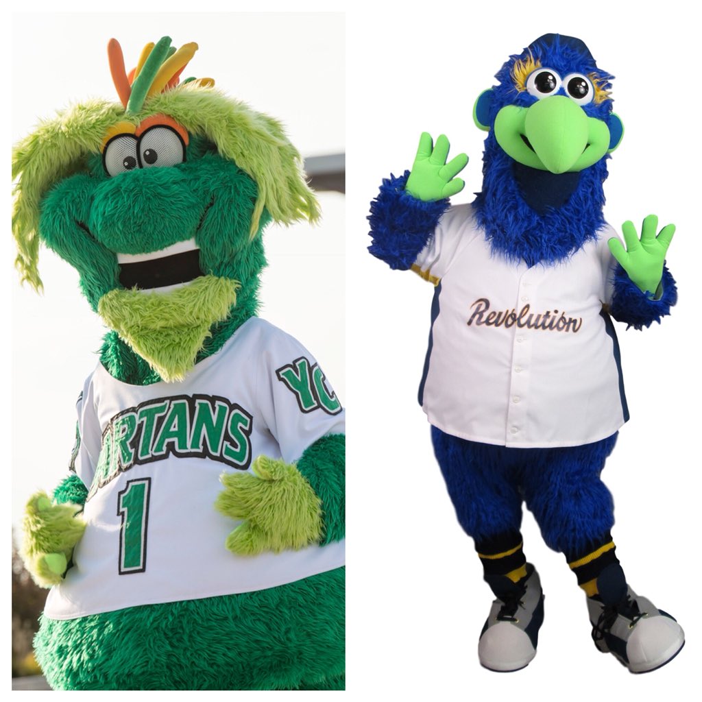 York College Of Pennsylvania On Twitter Screamer Says Happy Nationalsiblingday To The Yorkrevolution S Downtown Both Mascots Were Designed By The Same Company Https T Co B4v3ul9mrw