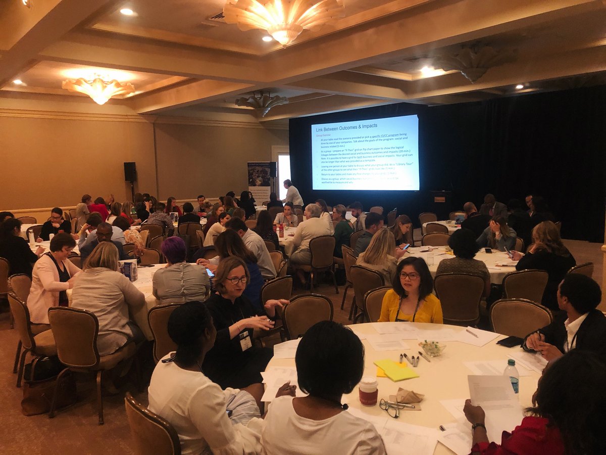 Katherine_CSR's tweet photo. Susan Santos is putting conference goers to work in the #BCConf18 measurement workshop! https://t.co/hGAdDJboQl