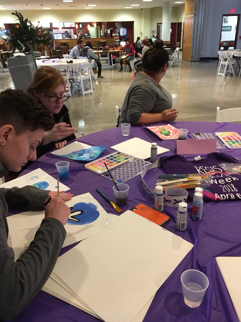 kelt303's tweet photo. Come by the LSC to create #ArtforYourHeart as a part of #RegisSAVEweek! Drum circle also happening now! @RegisMA_ResLife https://t.co/ib9llEHArV