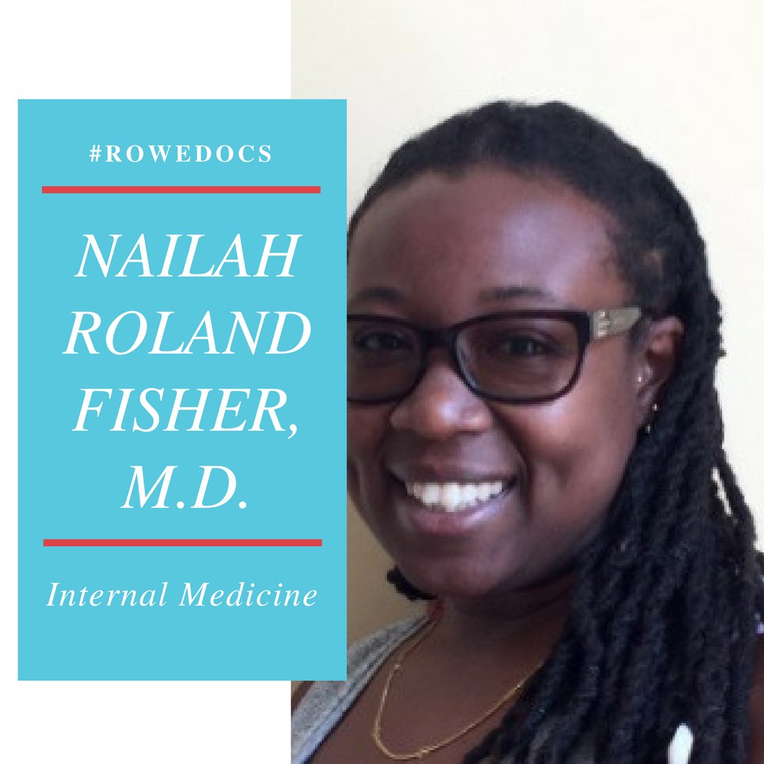rowedocs's tweet image. MEET THE ROWEDOCS: Nailah Roland Fisher, MD (SC), is a Board Certified Internal Medicine Physician, who graduated from The Medical University of the Americas.

#rowedocs #medtwitter #somedoc #telemedicne #askadoctor #meetthedocs