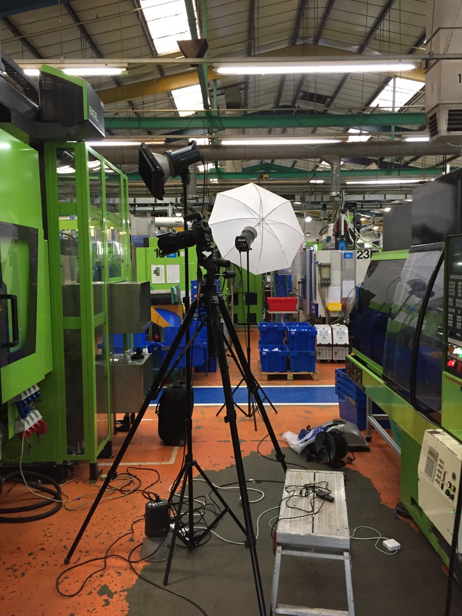 Behind the scenes on day 1 of our 4 day factory #photoshoot