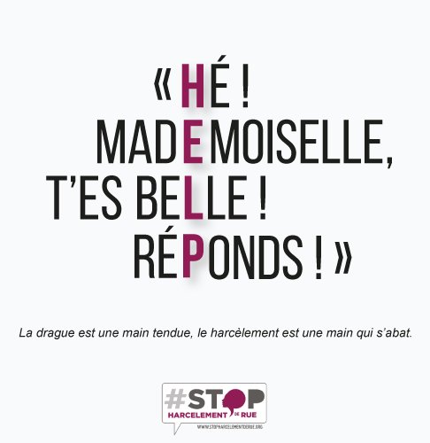 stophdr's tweet photo. La drague est une main tendue, le harcèlement est une main qui s'abat. #StopHDR #EndSH https://t.co/sXfBjyfds3
