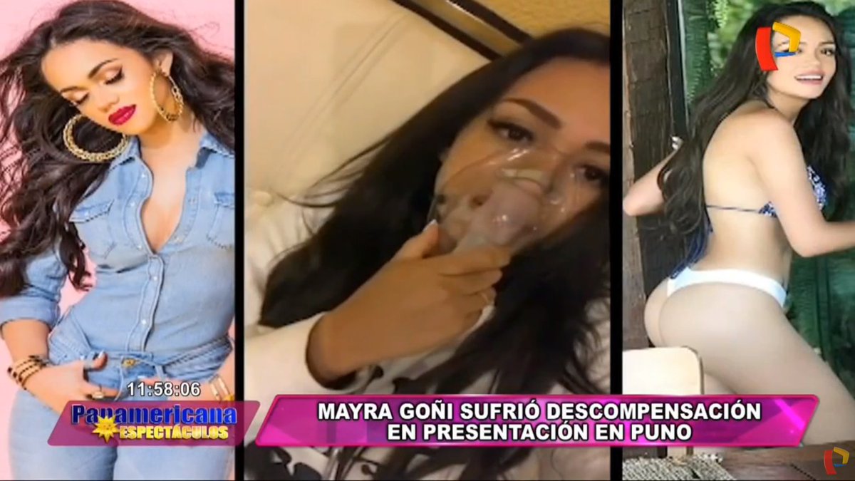 PEspectaculos's tweet photo. ENVIVO] #PanamericanaEspectáculos Mayra Goñi sufrio descompensacion en presentación en Puno►https://t.co/FHNqDx9w3X https://t.co/NsX0MRnxuX
