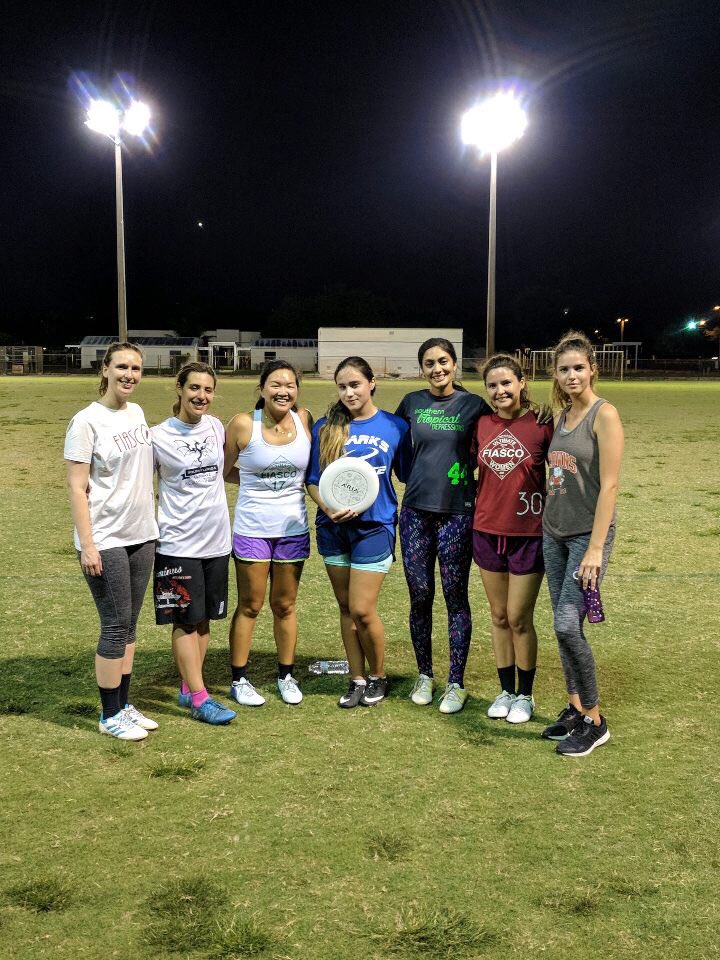 FiascoUltimate's tweet photo. Second community outreach event of the year! Fiasco hosted a Learn to play Ultimate workshop for women! Thank you to all who came out and check out our next session! @Ariaulti #ariaultimate #outreach #frisbee https://t.co/M42LchJDA8