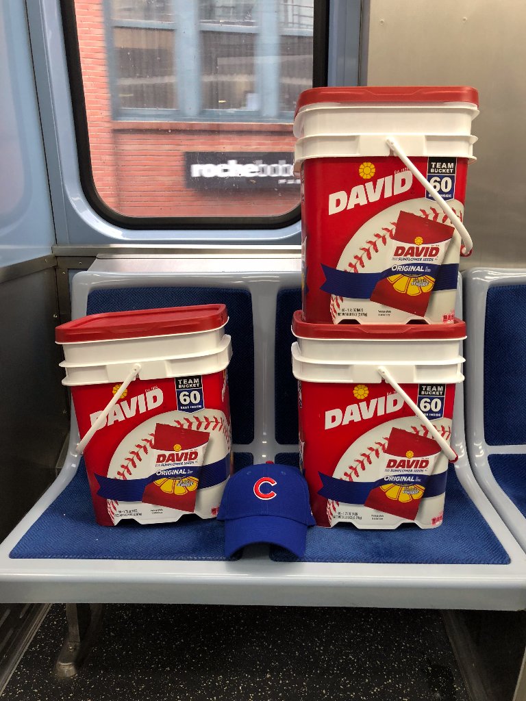 En route, route route for the Cubbies! #Cubsopeningday #seedstheday #cta @cubs #EverybodyIn