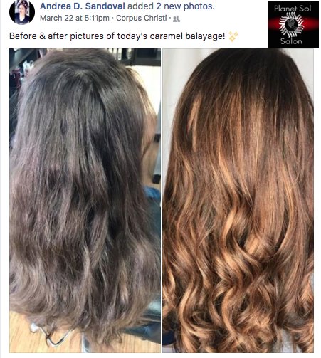 PlanetSol's tweet photo. Great color, great hair! We love your hair! #GetStyle #PlanetSolSalon #Certified #Redken #RatedTopInCity #Hair #Lashes #Brows #Extensions #Waxing #Andrea https://t.co/VN04jtcmdE