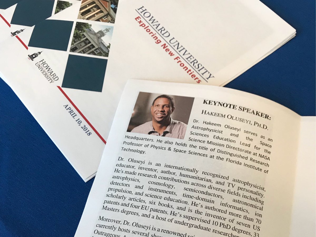 Come on down to IRB... @HakeemOluseyi is our Keynote Speaker for #HUResearchWeek! 

#HowardU #BlackExcellence #BlackScientist #Howard_RYS18