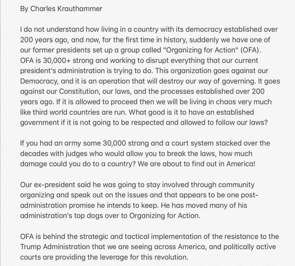 otdon's tweet photo. #OFA #OrganizationForAction #PreidentObama #Treason https://t.co/PRRN1siwG1
