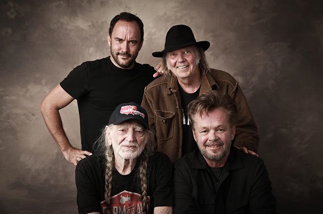 FarmAid's tweet photo. Not actually siblings, of course, but these four are brothers in farms! Happy #NationalSiblingsDay from all of us at Farm Aid. 
Photo by Marc Hauser https://t.co/8BDbRA75C5 https://t.co/uFuENLWxKt