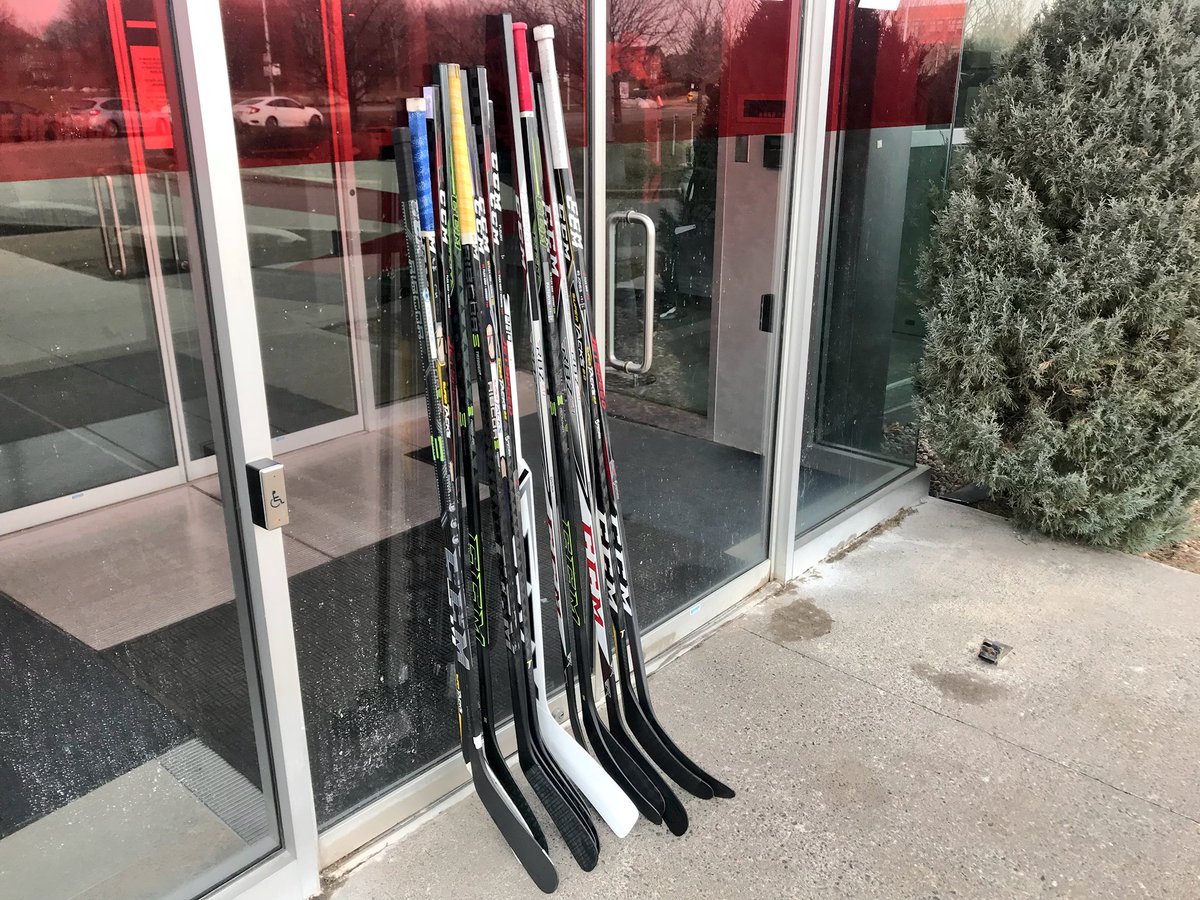 CCMHockey's tweet photo. There if you need them. #HumboldtStrong #SticksOutForHumboldt https://t.co/thTZ3vXmxW