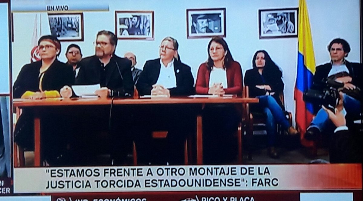 FarcTolima's tweet photo. Estamos frente a otro montaje de la justicia torcida estadounidense: @FARC_EPueblo https://t.co/mwICeZI2FO