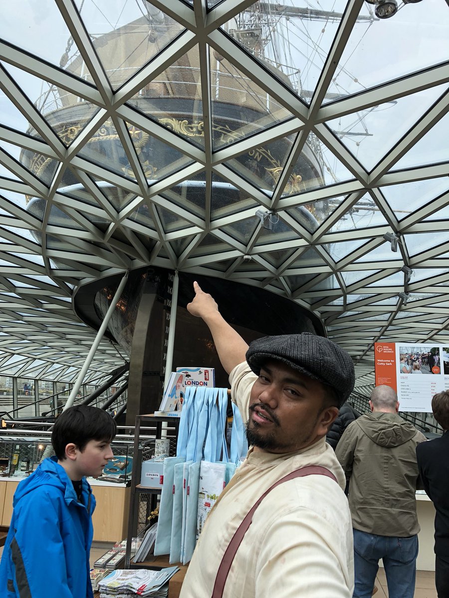 NewEarthTheatre's tweet photo. It’s good to be back on board @CuttySark with #JamesRobson Today and throughout the holidays and weekends https://t.co/Ea5mSzS4FN