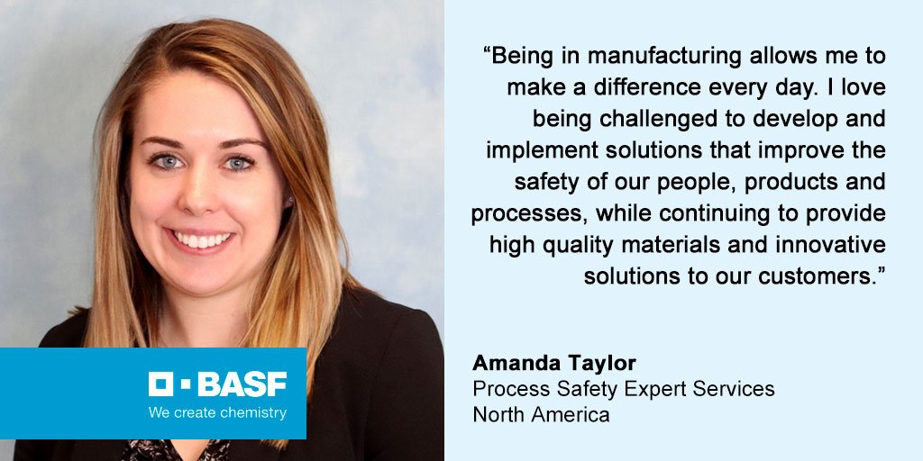 BASFCorporation's tweet photo. Congratulations to BASF's Amanda Taylor, 2018 STEP Ahead Award Emerging Leader. Amanda played a key role in revamping BASF’s Southfield site safety programs during a rapid growth cycle. Learn more about Amanda and #MFGwomen https://t.co/rUIu00ERt9 https://t.co/Qq1tPefymc