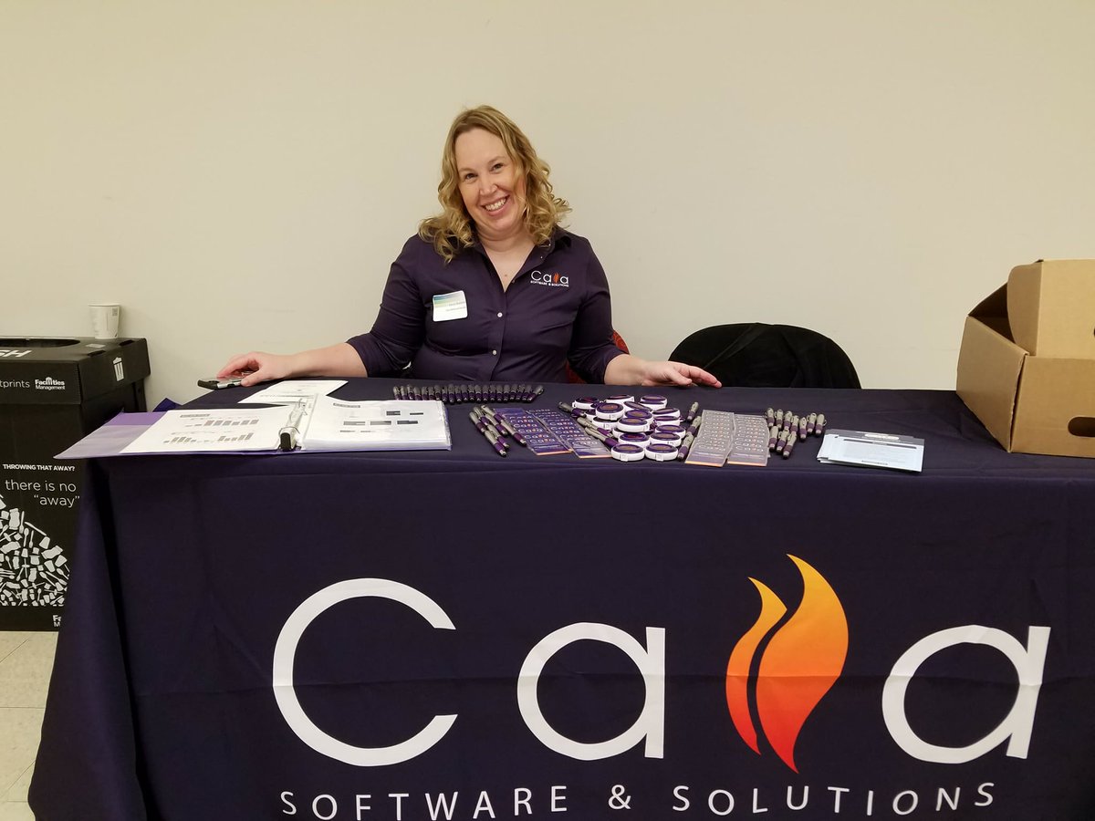 caiasoft's tweet photo. #Marcoss2018 Caia's display at  the conference at Maryland University today! Caia software &amp; solutions are proud to sponsor! #highdensitystorage #librarystoragesolutions #offsitestorage #MARCOSSconference https://t.co/ihmYANDvGH