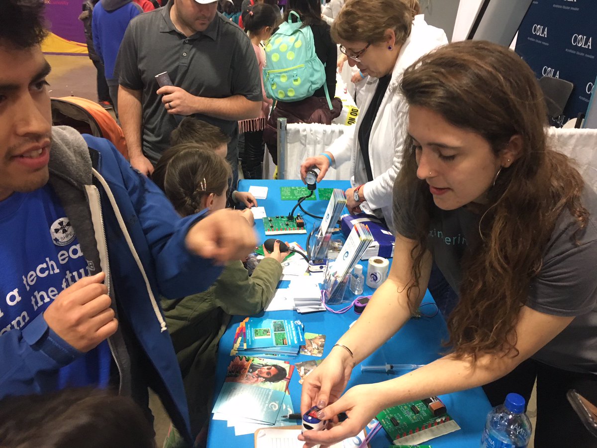EngrWorldHealth's tweet photo. Thanks so much to everyone who stopped by our booth at @USAScienceFest this weekend! We had an awesome time! Extra thanks to Danni &amp; Kevin for volunteering with us. :) #STEM #SciFest https://t.co/ASeZtTJIaE