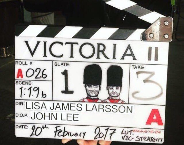 slate_art's tweet photo. PRODUCTION: Victoria S2 (ITV) 
SLATE ARTIST: Charlotte Croft - @CharlotteACroft 

#clapperboard #centuryboard #slateart #2ndAC #cameraassistant #clapperloader #clapperboardart #champagneslate #cameracrew #cameradept https://t.co/64E16PUuUi