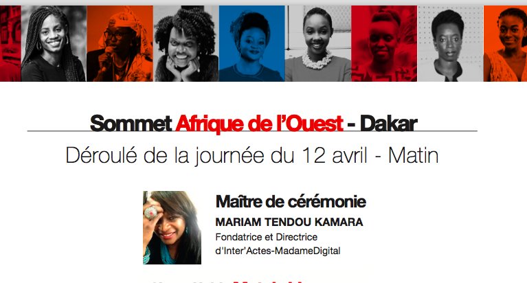 MadameDigitale's tweet photo. This April 12th, @WIAInitiative hosts its Regional Summit on "African Women Entrepreneurs: which lever?" @MariamTendou Founder of #InterActes -#MadameDigital is taking part as Master of Ceremonies. We'll be there!
#WIAInitaitive
#SheGoesDigital
#Senegal
#Africa
#Womeninbusiness https://t.co/1UlV0MMuui