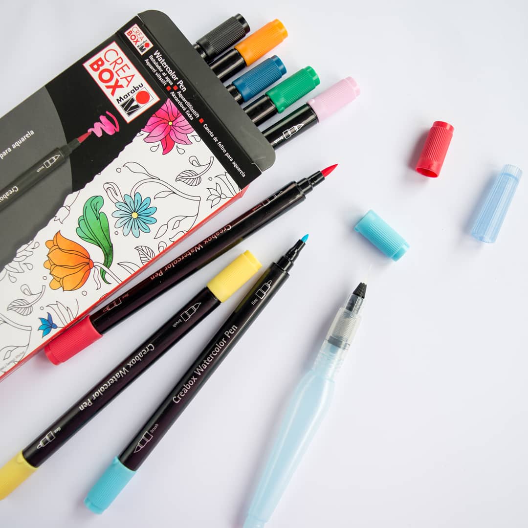Marabu Graphix Creabox Marabu Watercolor Pen Marabu Aqua Pen