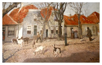TrompshuysVlie's tweet photo. Ons schilderij met de geiten is te zien in aflevering #Vlieland van #DeEilanden, de docureeks met Midas Dekkers. Precies in de #MuseumweekNL: Vrijdag 13 april 2018 rond 21 uur op #NPO2. @MAXdocumentaire https://t.co/YKGsbOfhbK