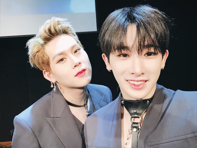 ahgamonday's tweet photo. jooheon and wonho makes a huge ball of sunshine ☀️ https://t.co/TI1vUNxPzI