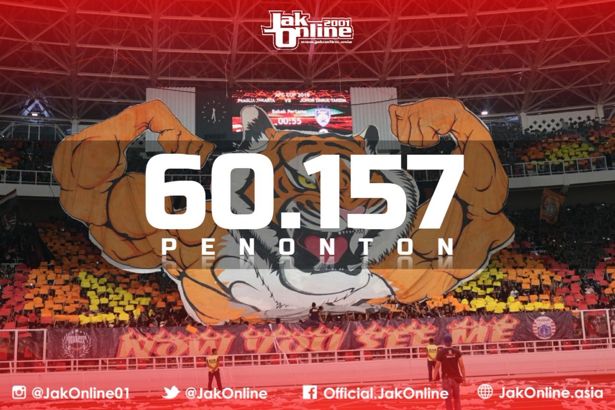 Rekor pecah (hanya) dari fase grup. Dari rekor sebelumnya di babak final AFC Cup. THE JAKMANIA! 👆
#PersijaDay