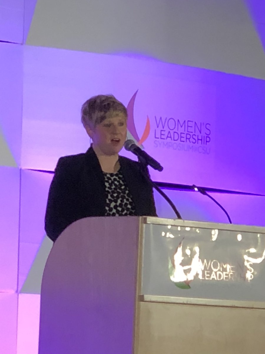 cstroh1225's tweet photo. @emilyscole kicking off the @CSU_Vikings Women’s Leadership Symposium. Excited for a great day! #WSL2018 #EmbraceYourVoice https://t.co/CEILbKjk24