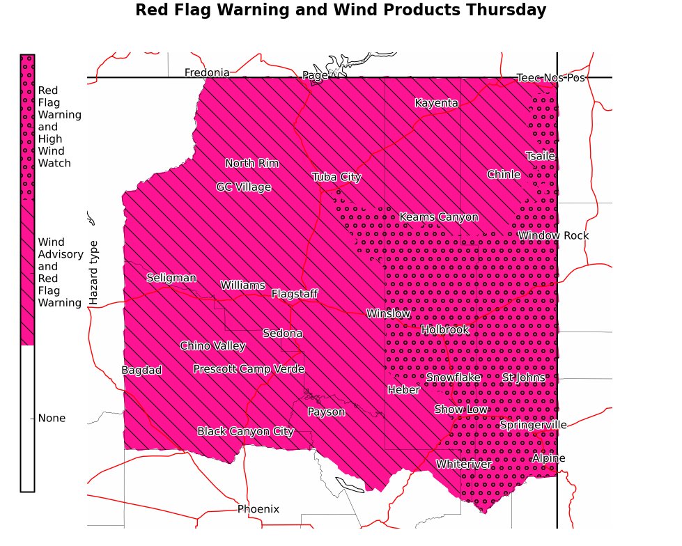 NWS Flagstaff on Twitter "615AM A strong cold front will bring at least two days of wind and