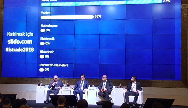 ersnglc's tweet photo. ISTRADE 2018’in son oturumu ‘İstanbul Traders Meeting’ enerji tüm yönleriyle ele alınıyor. Blockchain yine gündemdeki konulardan #istrade2018 https://t.co/20G7fksfmN