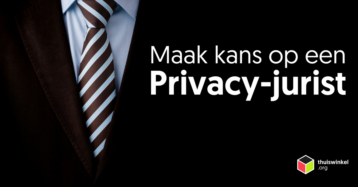 Thuiswinkelorg's tweet image. Wij verloten samen met @ictrecht een privacy-jurist ter waarde van € 13.000 onder onze leden die de privacytool succesvol hebben doorlopen! Dit om onze leden te stimuleren op tijd gebruik te maken van de #Thuiswinkel #Privacytool. Kans maken doe je via bit.ly/2qh28r1