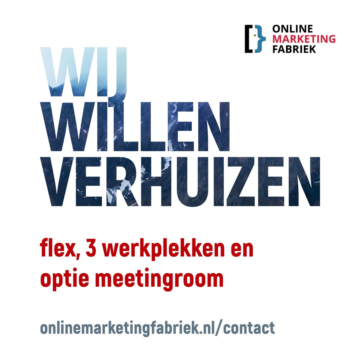 Verhuizen kan heel leuk zijn. Zeker naar een inspirerende plek. Nu kantoor in Nieuwegein. Weet jij iets of ken je iemand die onze creativiteit aan kan?