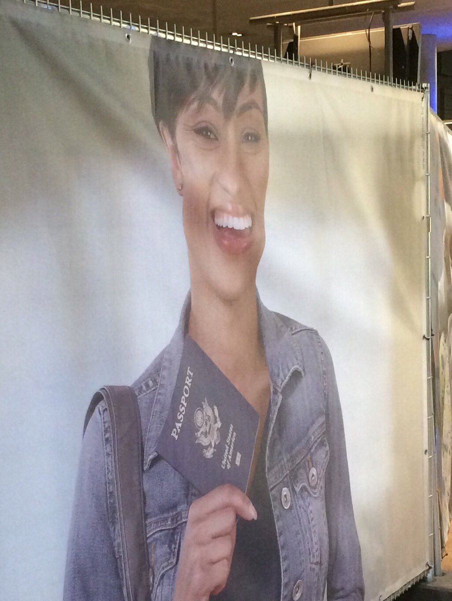 Unflattering advertising at the train station. “Yerrrs, I have my pashperrt right herrr!”