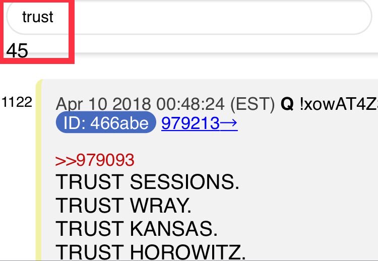 New Q 04/10 00:48 Q reminds us who to trust!! Remember Q has said multiple times, disinformation is real & necessary! Also he’s said ‘trust’ 45 times by my search!! We can & should still cry out loudly for  #Justice even though we  #TrustThePlan  #QAnon  #AprilShowers  @POTUS