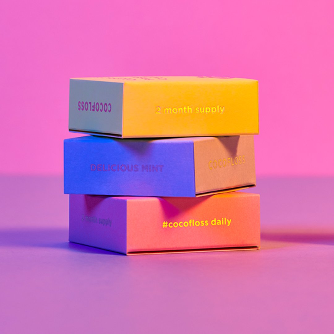 BrandNewCreativ's tweet photo. We love this packaging designed by Anagrama for Cocofloss, a company specializing in creating quality dental floss. Its design challenges the dull white associated with dental care.
#bncloves #celebratingdesign #design #branding #graphicdesign #designireland #internationaldesign https://t.co/DDUN8CeKWQ