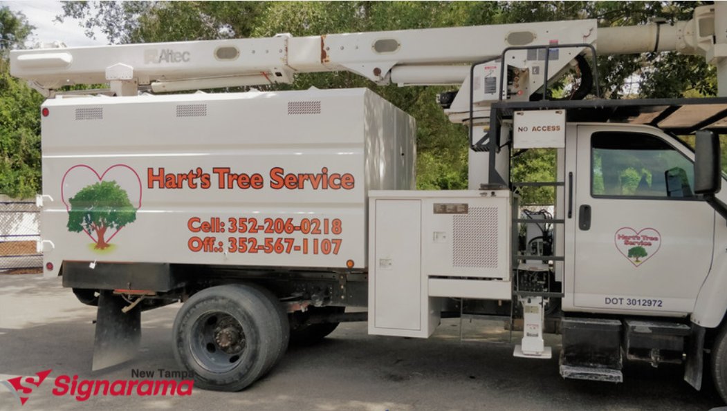 SignsofTampaBay's tweet image. Check out this partial vehicle wrap that was recently completed for Hart's Tree Service! What a great way to showcase your brand around town! #BillboardOnWheels 

What other vehicle wraps can you get to send your message? Let's get creative: bit.ly/2qoI9qL