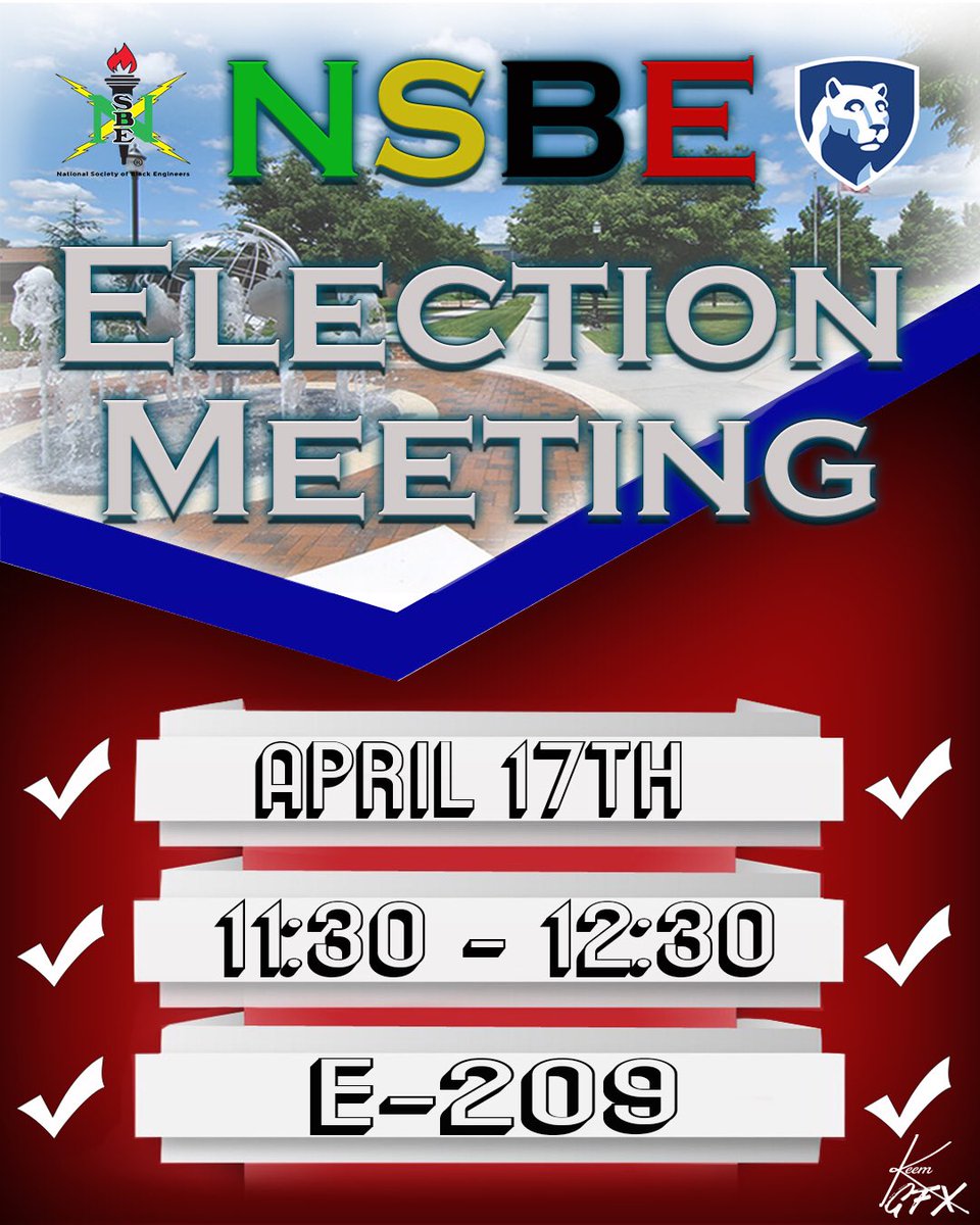 nsbe_psh's tweet photo. Election meeting will be next week. This is an important meeting where you get to vote for the next executive board members https://t.co/OPnUPg6YUg