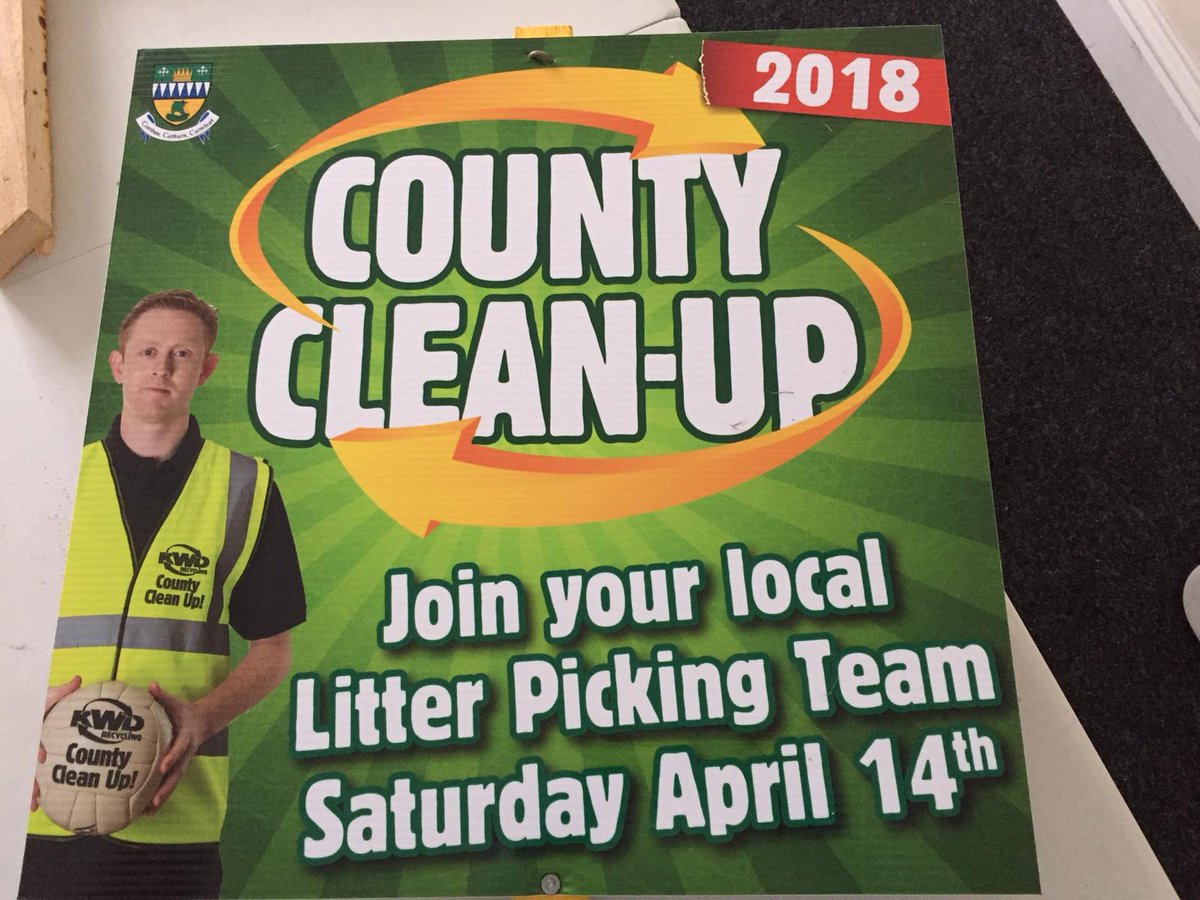 #CountyCleanUp #kwd #kerrycountycouncil <a href="/cahersiveentown/">Cahersiveen</a> this Saturday at 11-1pm at cahersiveen community centre. Buzz us for bags if u can't make that time.