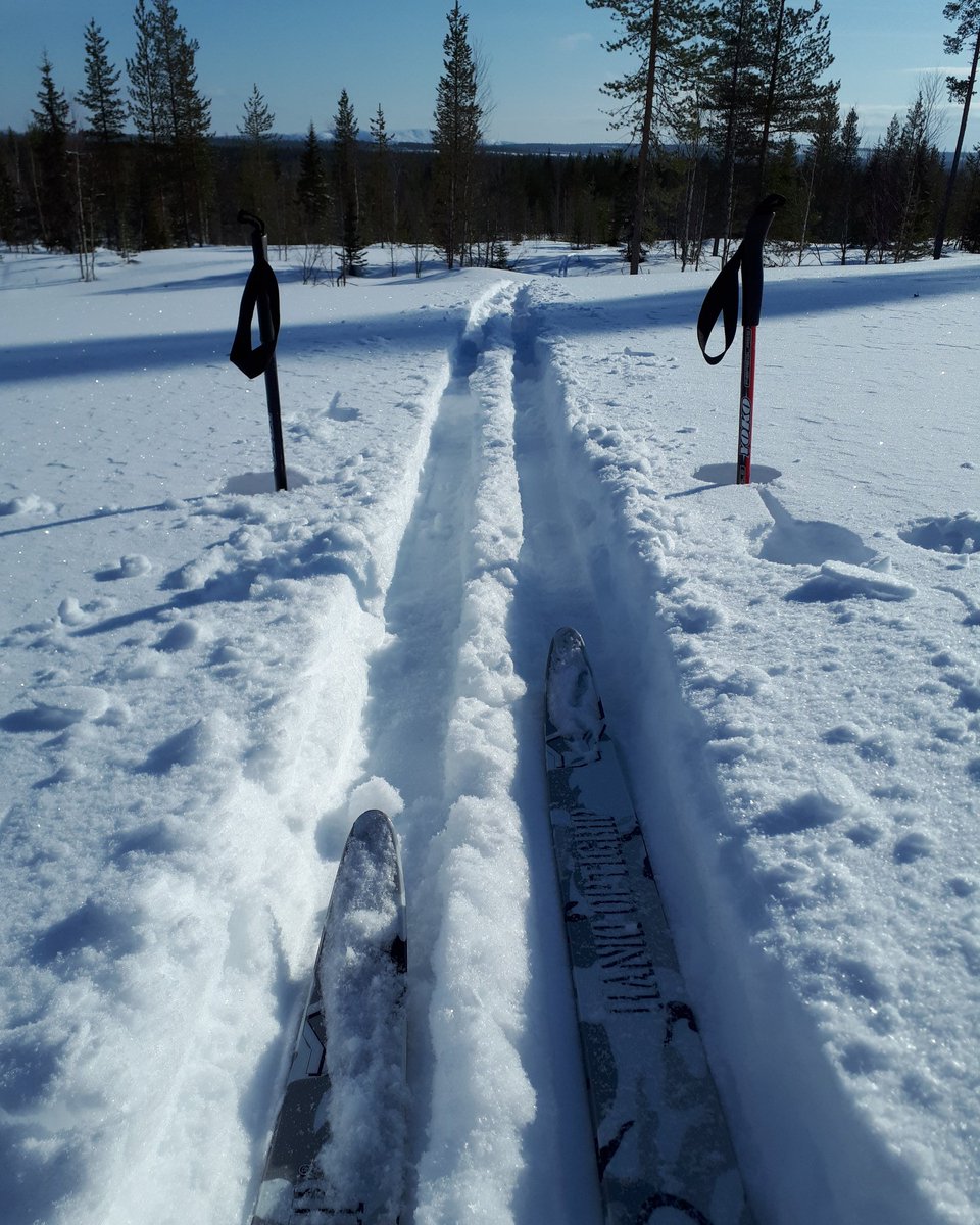 Talviolosuhteet jatkuvat, lunta vielä yli metrin, toistaiseksi ei vielä kestohankea...