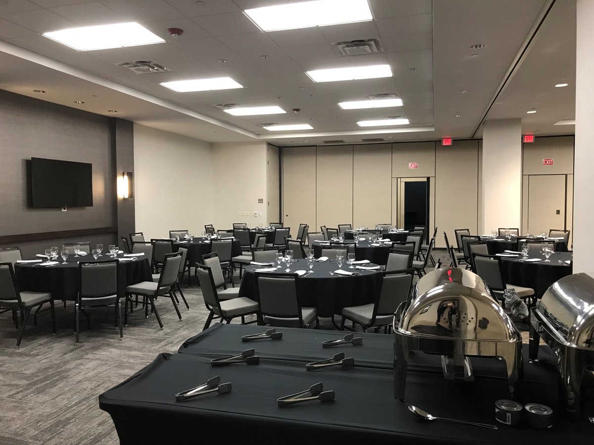 hyattplacesc's tweet photo. Banquet preparations in the ballroom! https://t.co/rH5japamj8