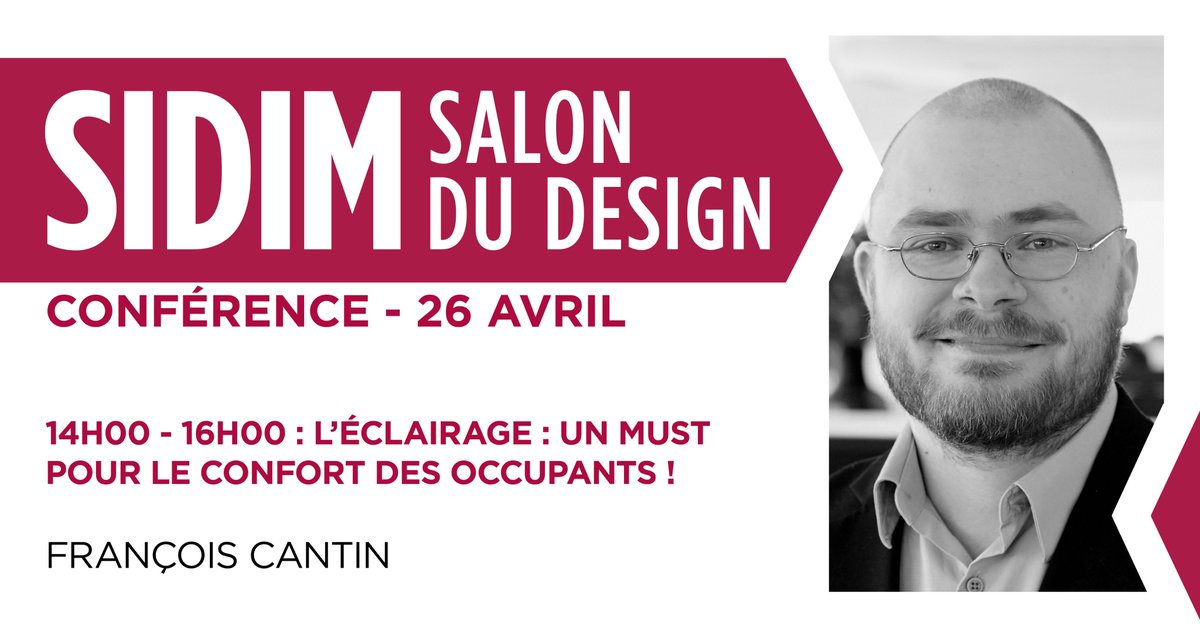 _INT_design's tweet image. Un éclairage visuellement et psychologiquement stimulant jouerait un rôle crucial en ce qui a trait au bien-être et la santé des usagers… Venez en apprendre plus avec François Cantin lors de sa conférence au SIDIM!

Réservez votre place dès maintenant sidim.com/conferences/
