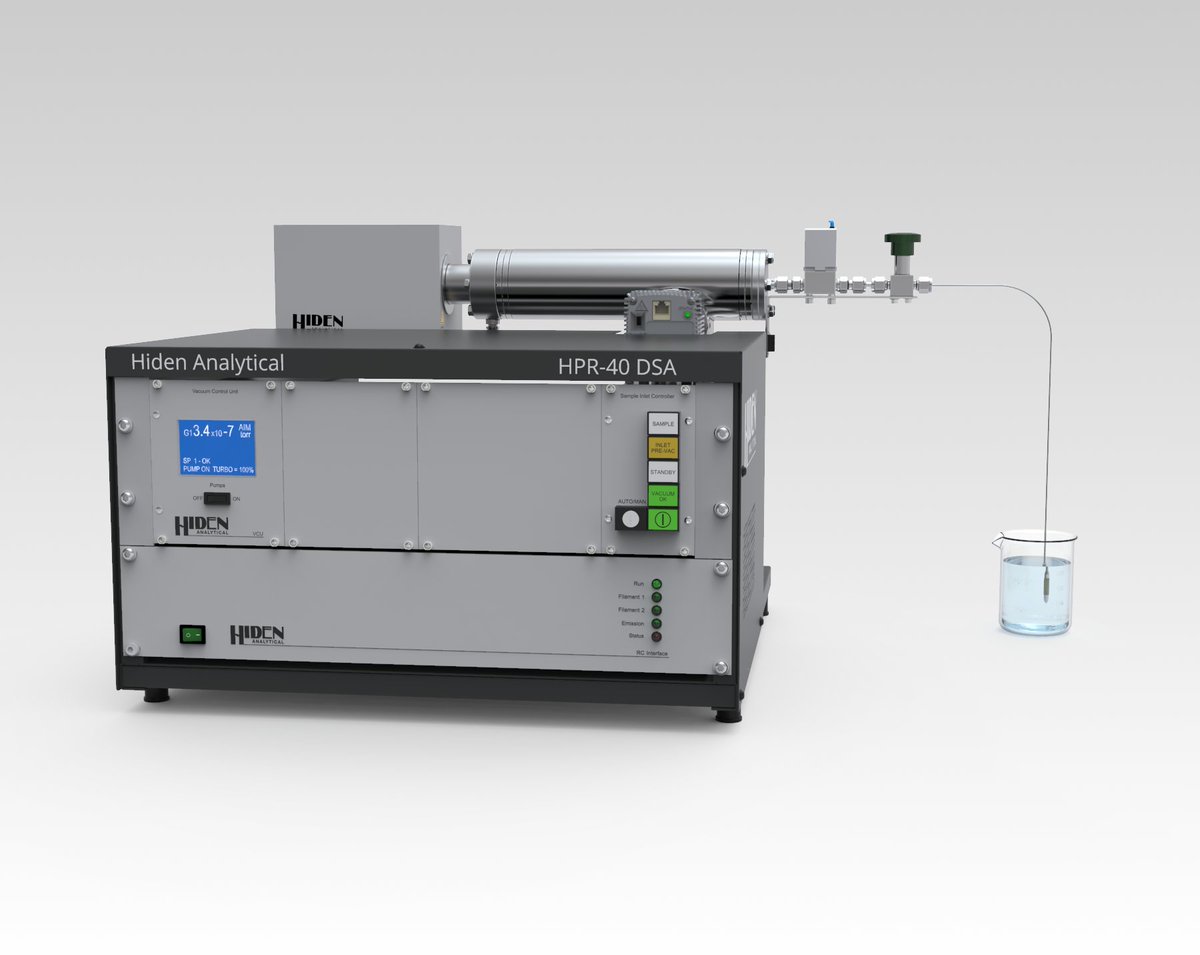 HidenAnalytical's tweet photo. Detection of Nitric Oxide by Membrane Inlet Mass Spectrometry using the Hiden HPR-40 DSA | https://t.co/HAGNWYGaxZ
#dissolvedspecies #dissolvedspeciesanalysis #nitricoxide #mims #membraneinletmassspectrometry #massspectrometry #detectionofNO #NO #KennesawStateUniversity #KSU https://t.co/TPtHxOGhuK