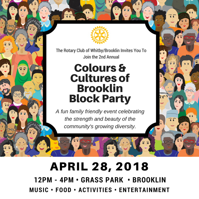 Colours of Brooklin Block Party on April 28 will feature the delicious food from Copper Branch - Brooklin You don't want to  miss a wonderful afternoon of free family fun!