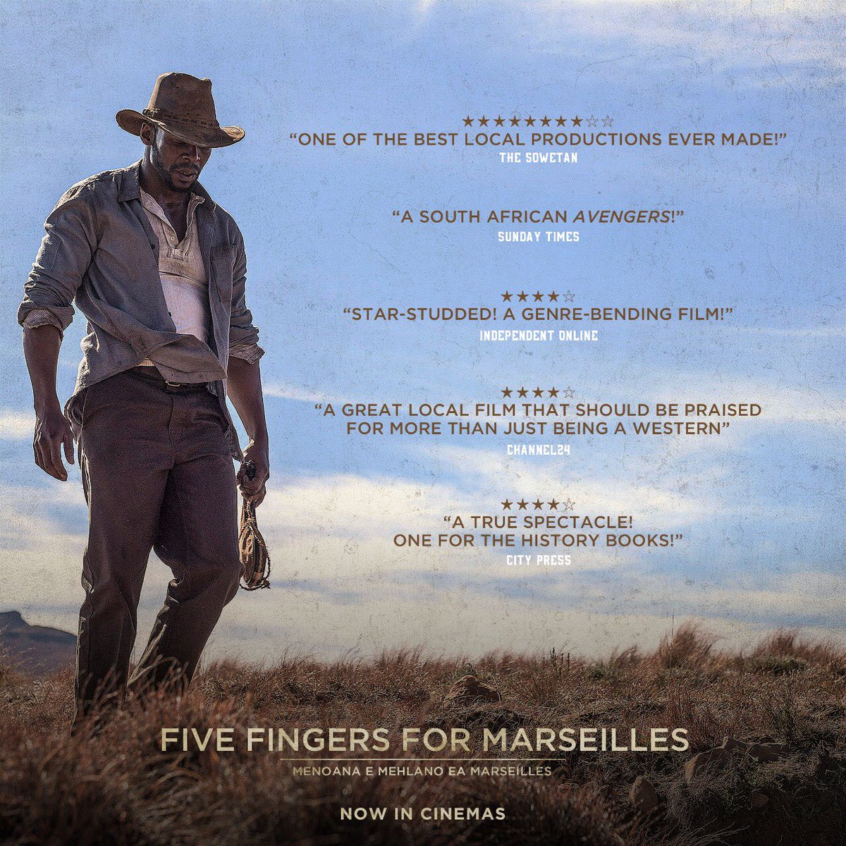 warrenmasemola's tweet photo. PLEASE SUPPORT OUR MOVIE
#Thuto #FiveFingersForMarseilles #AfricaRising https://t.co/SLfJy0VVG6