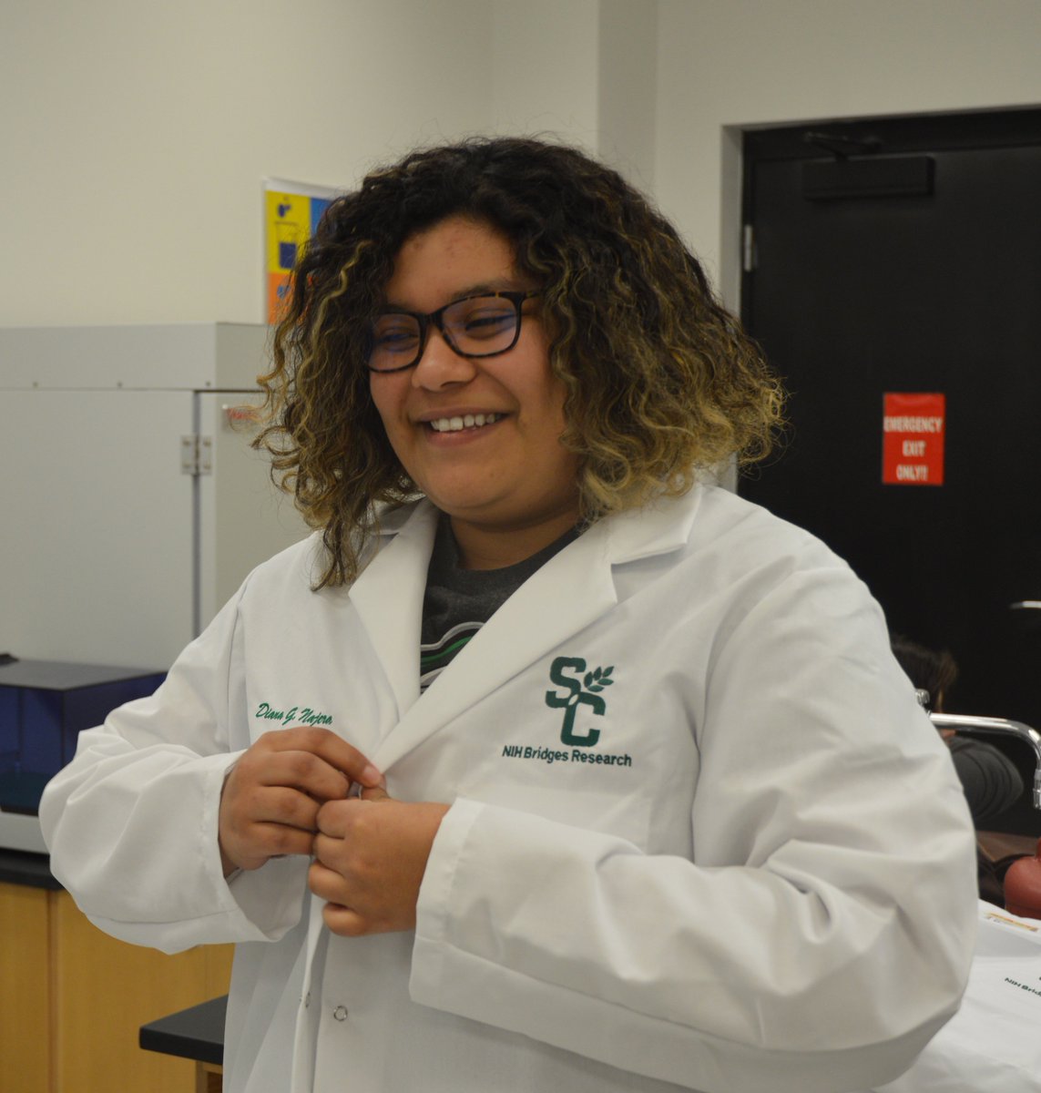 Diana Najera is headed for the lab life! In middle school, she planned to be a doctor, but figured out she is an introvert. Now, she's planning to find cures for diseases. If you like science now, she says, stick with it and dream big!