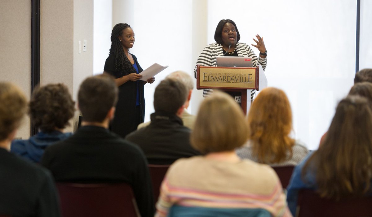 SIUE's tweet photo. Results of the SIUE Sustained Dialogue Program Pilot were presented on March 30. #SIUE #SustainedDialogue https://t.co/cQnTsWL0kF https://t.co/x7HGOspj0W