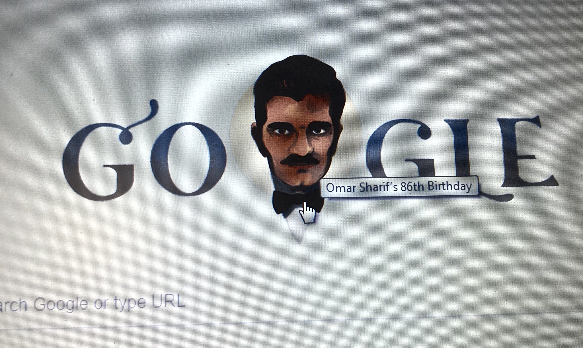  Happy birthday to Omar Sharif. You ain t no tontin Omar Sharif yourself! 