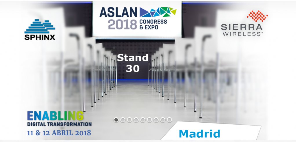 SConnectSL's tweet photo. #ASLAN2018 Mañana nuestros expertos estarán presentes para ayudaros en vuestros proyectos. Venid a vernos en el stand 30 ! https://t.co/mrVNR12nGa