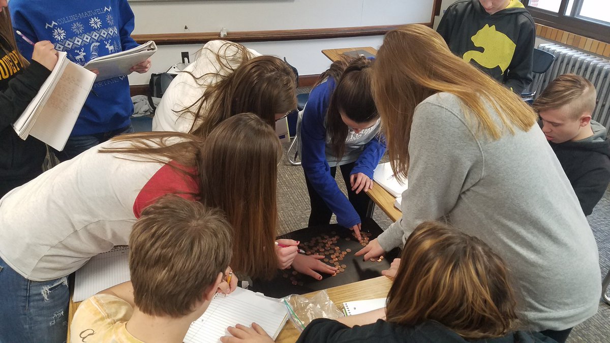 MRobinsonCMmath's tweet photo. Exponential Decay Investigation. Penny Lab. #Algebrarocks #Allin https://t.co/0PG31kELAi